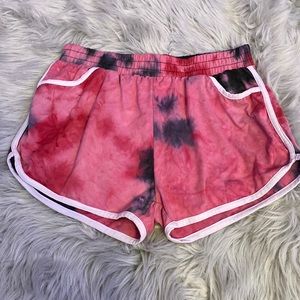 tie dye shorts